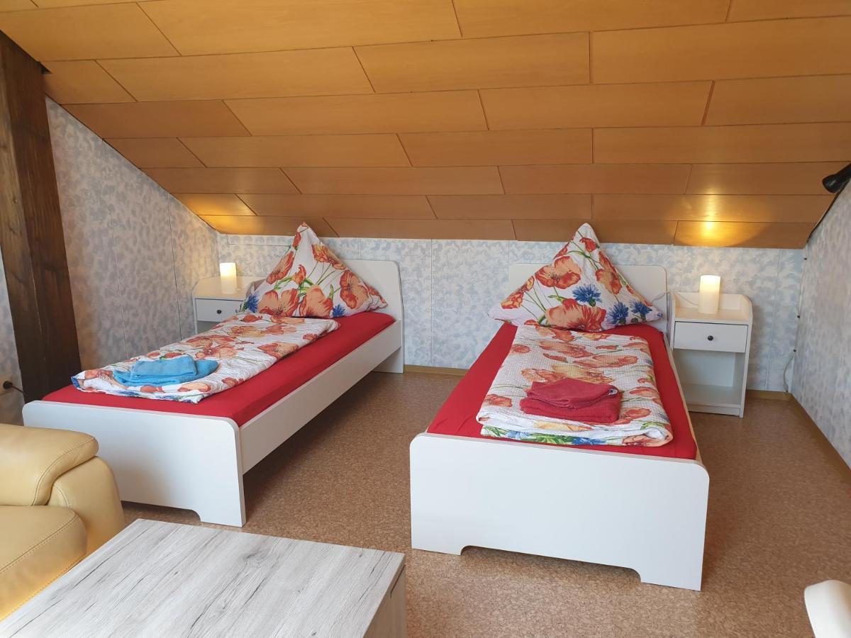 Sonnige Ruhige Dachzimmer Inkl Wifi Plus Kaffee Mit Wg Dusche Und Neuer Kueche Леррах Екстер'єр фото